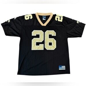 Adidas New Orleans Saints Deuce McAllister 26‎ Jersey Mens Large Black Vintage